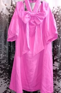 CeCe Halter Neck Babydoll Dress